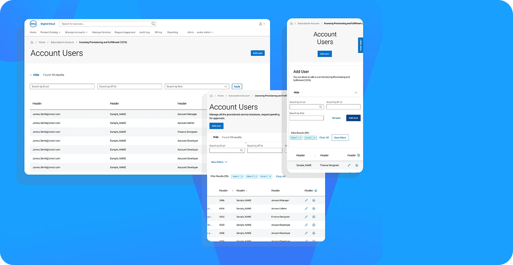 Dell Cloud Service: Atomic Design System for Enterprise SaaS